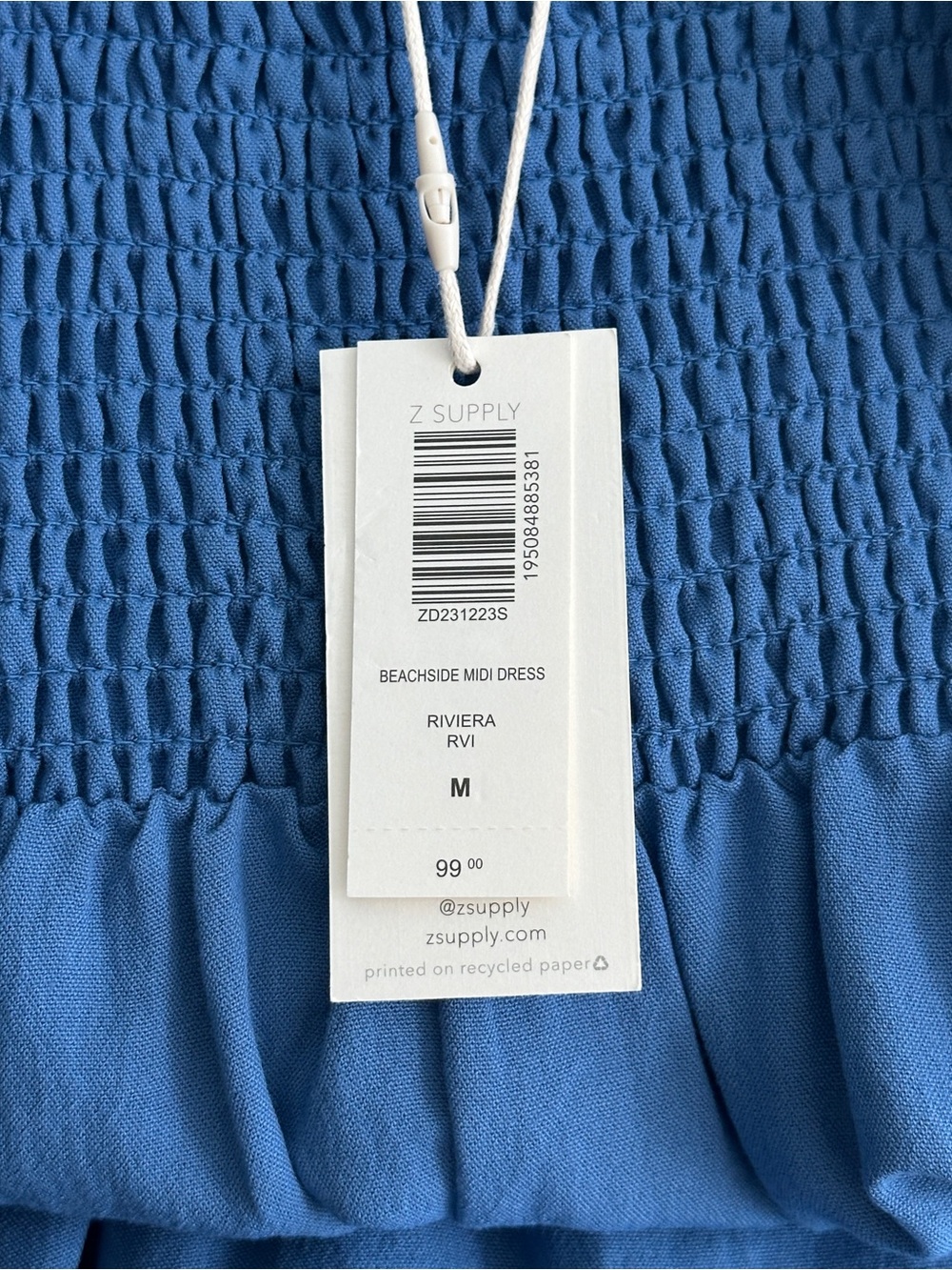 Z Supply Smocked Dress - Picture 3 of 5